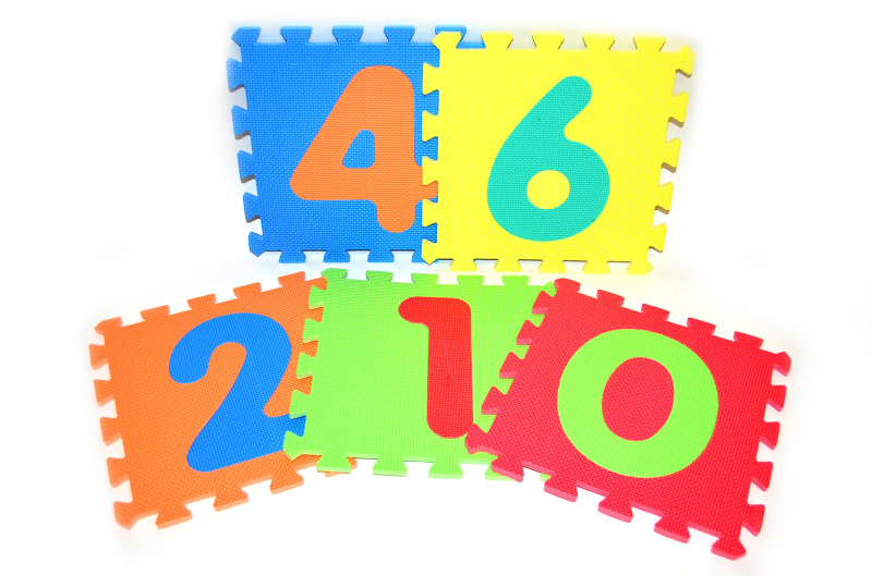 Wiky puzzle Číslice 10 ks