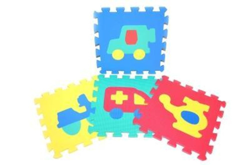 Wiky puzzle Dopravní prostředky 30x30cm 10 ks