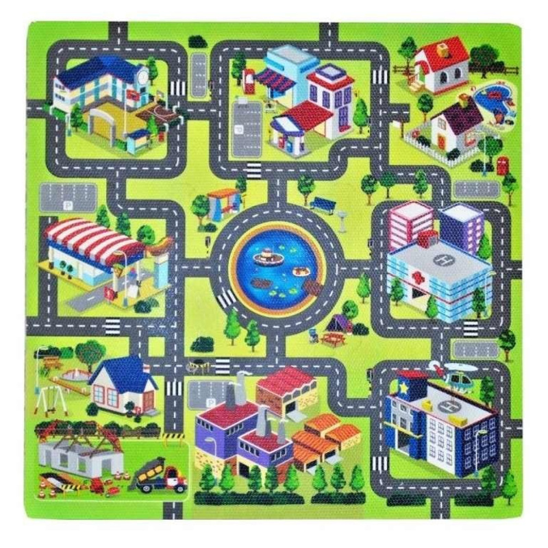 Wiky puzzle Město 32 x 32 cm 9 ks