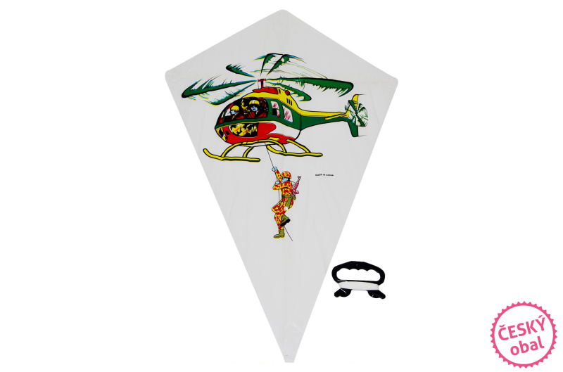 Létající drak s helikoptérou 48 x 71 cm