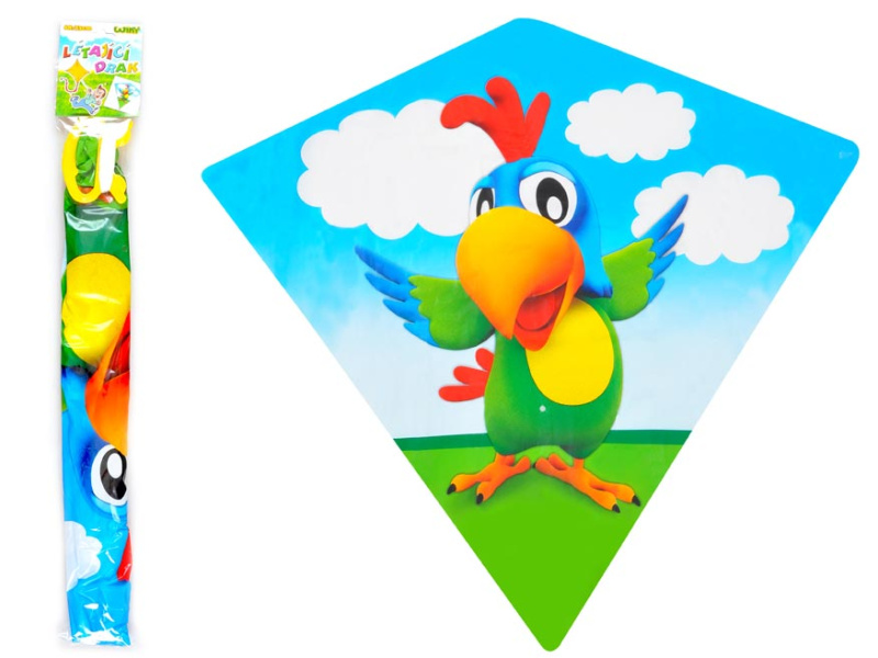 Wiky papoušek Wiktor 68 x 73 cm