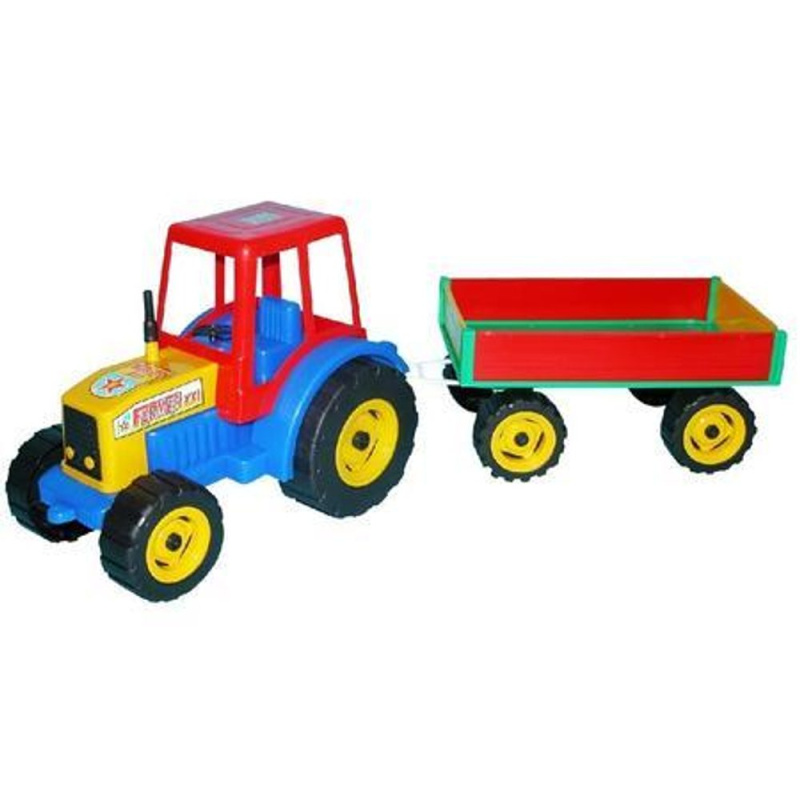 MaDe Traktor s vlečkou 21 cm