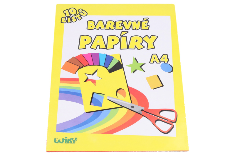 Silné barevné papíry A3 10 listů
