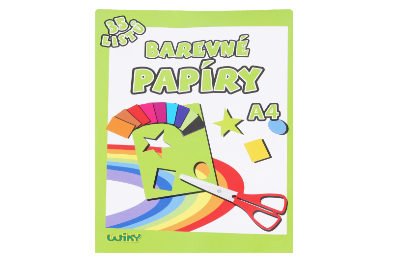 Barevné papíry A4 35 listů