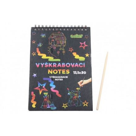 Vyškrábavací notes 12 listů