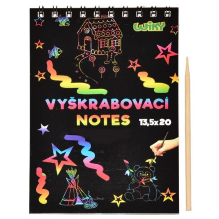Vyškrábavací notes 12 listů