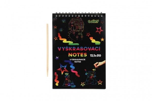 Vyškrábavací notes 12 listů