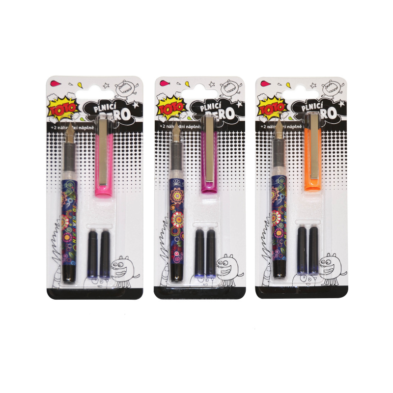 Pero plnící + 2 bombičky