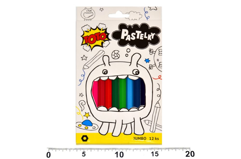 Wiky Pastelky dřevěné 12 ks