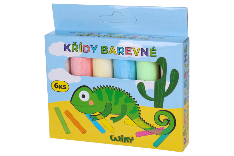 Wiky Křídy chodníkové‚ 6 kusy