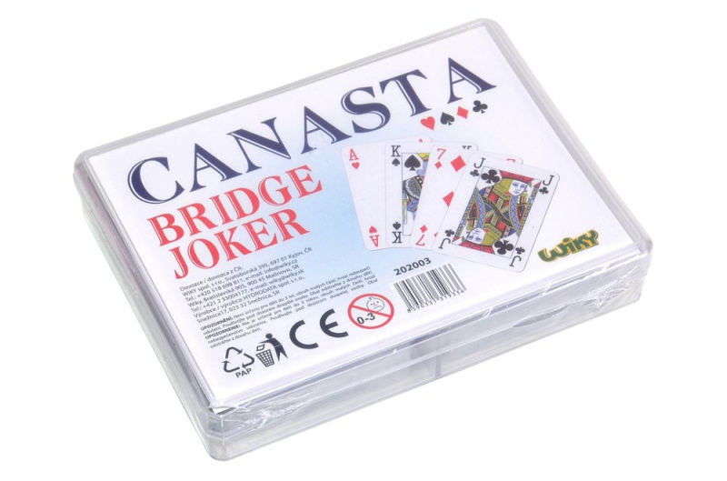 Karty Canasta v plastové krabičce