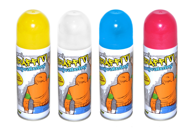 Sprej Graffiti / křída ve spreji omyvatelná 250ml, Wiky, W888648