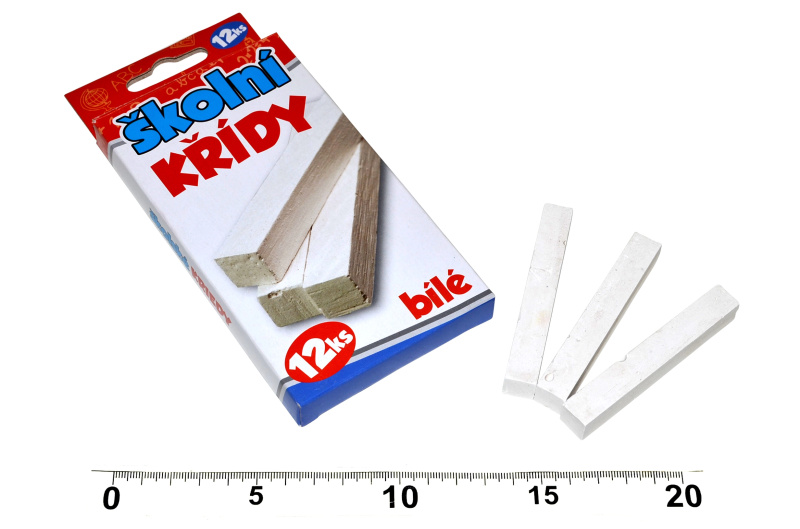 Wiky Křídy školní bílé 12 ks
