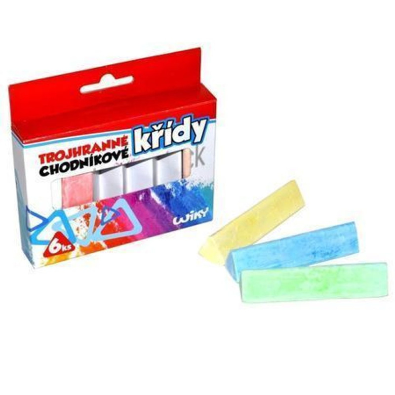 wiky Křídy chodníkové 6ks 10030
