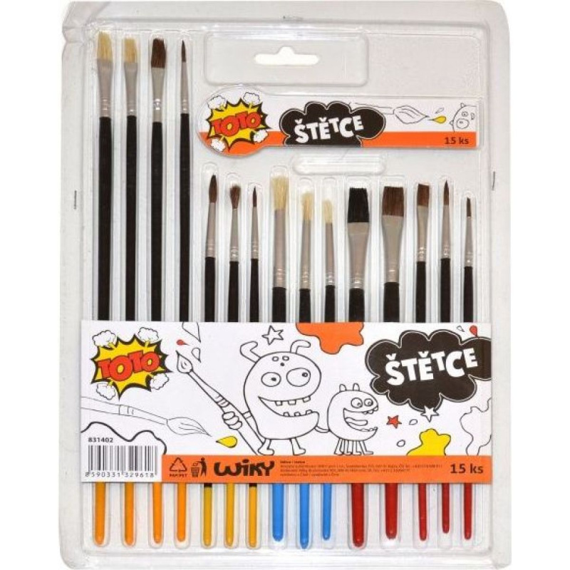 Sada štětců 15ks