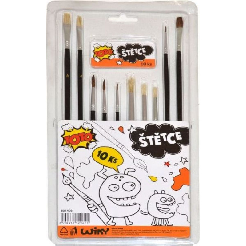 Sada štětců 10 ks