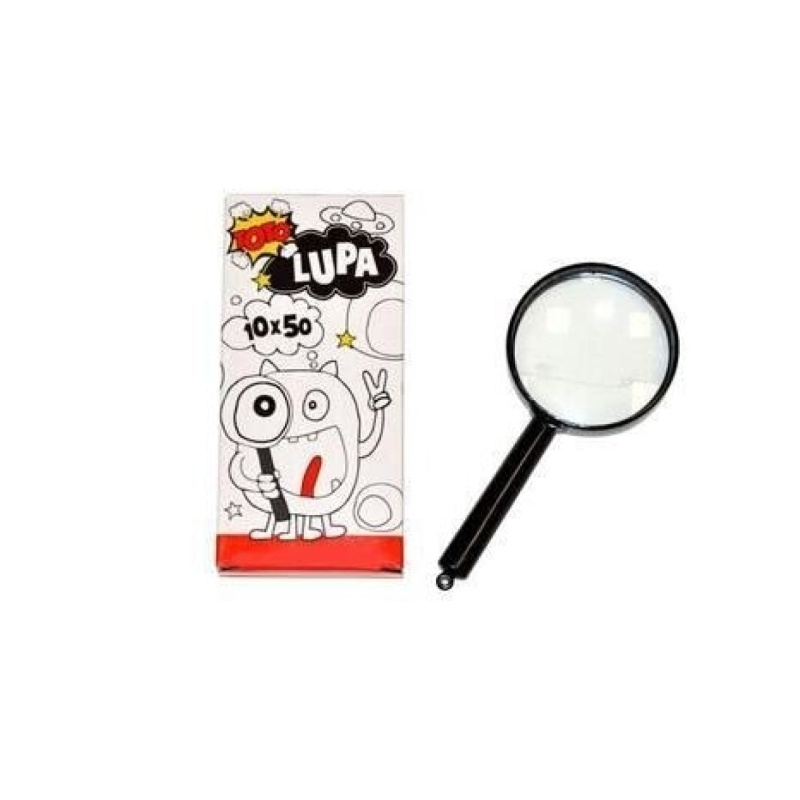 Lupa plast/sklo 18cm v krabičce Wiky