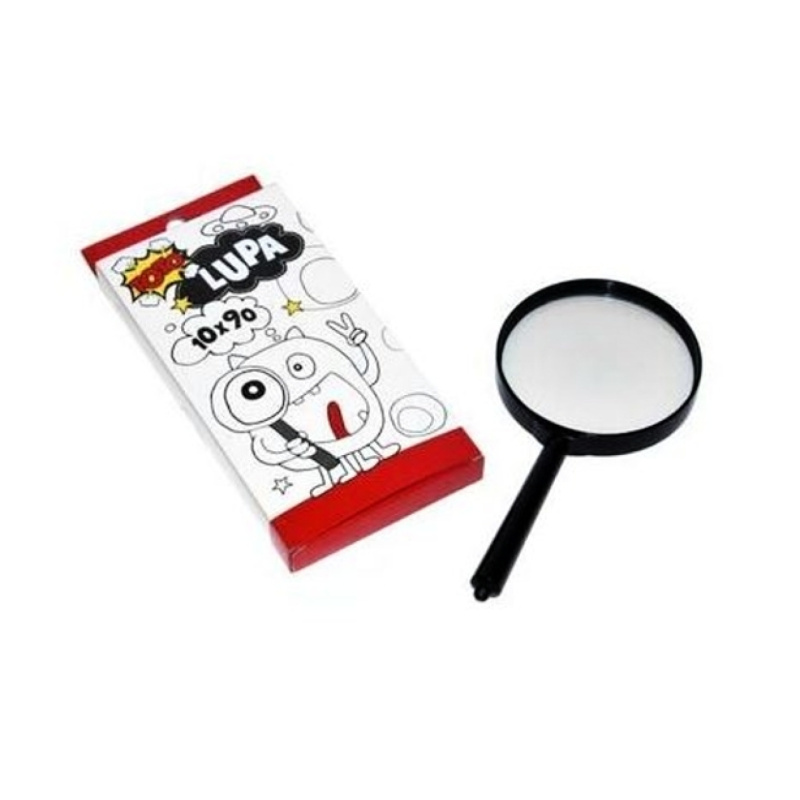 Lupa plast/sklo 18cm v krabičce Wiky