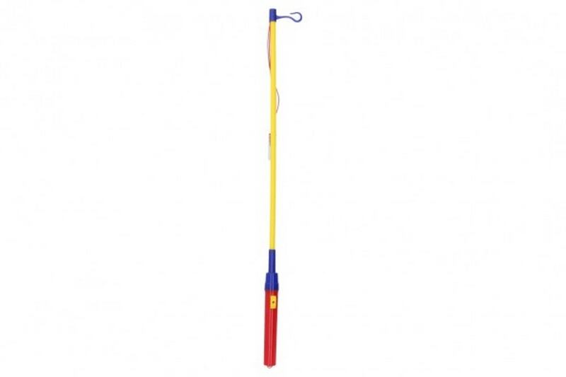 Hůlka na lampion plast 50cm svítící na baterie karneval