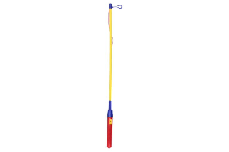 Hůlka na lampion plast 50cm svítící na baterie karneval