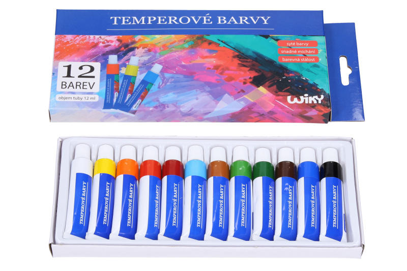 TOTO Temperové barvy kov 12ks 12ml