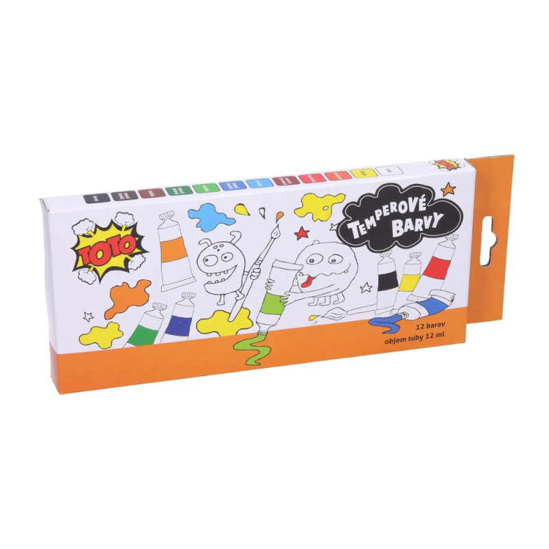 TOTO Temperové barvy kov 12ks 12ml