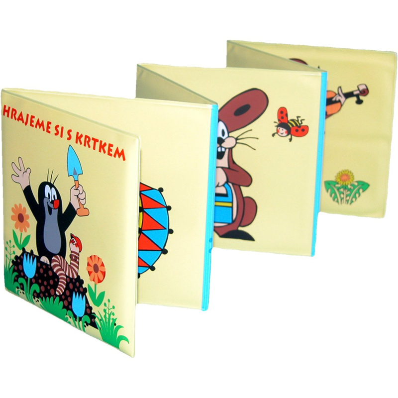 Rozkládací knížka Krtek