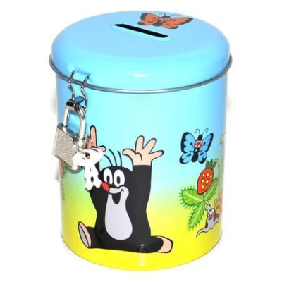 Wiky Pokladnička plechová KRTEK