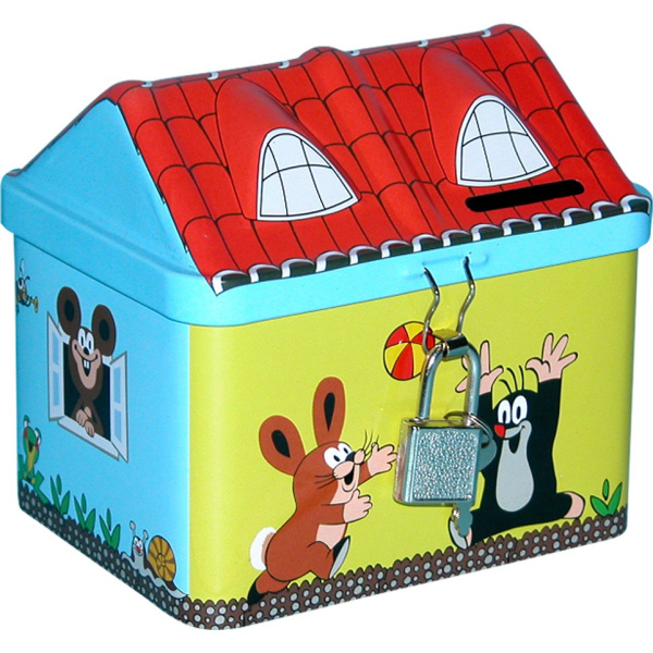 Wiky Pokladnička plechová KRTEK