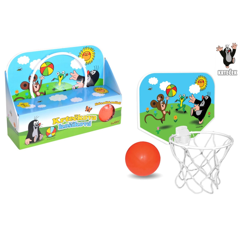 Sada košíková basketbal Krtek v krabici plast