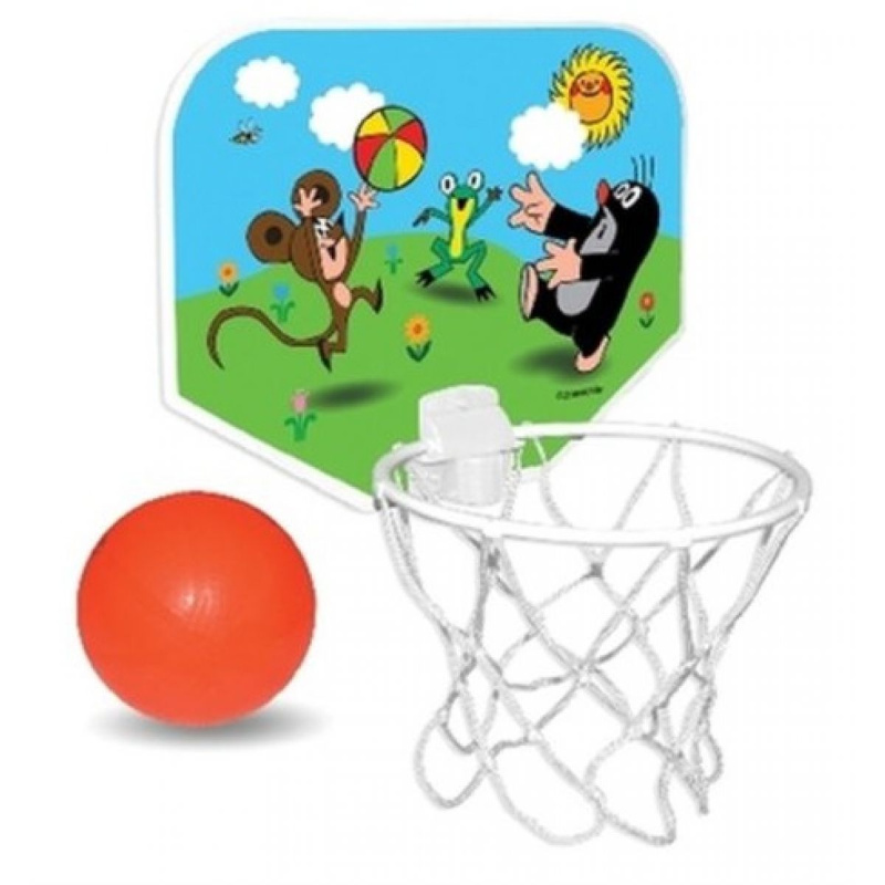 Sada košíková basketbal Krtek v krabici plast