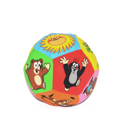 Wiky Textilní míček s chrastítkem Krteček