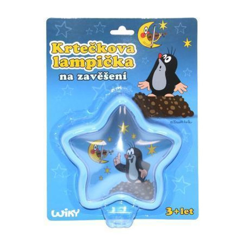 Wiky Lampička na zavěšení Krtek hvězda