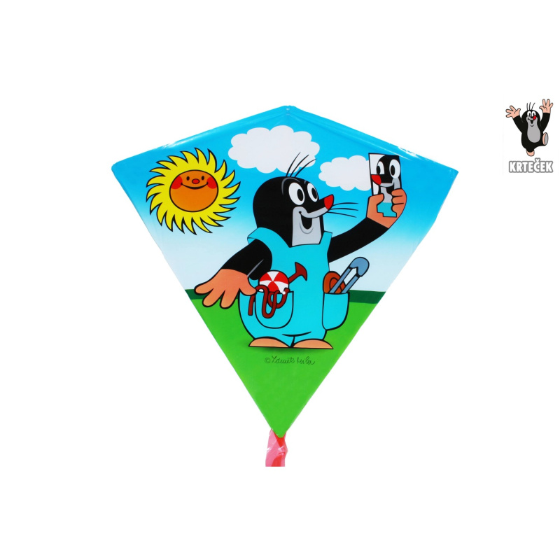 Wiky Drak Krtek na bruslích 68 x 73 cm