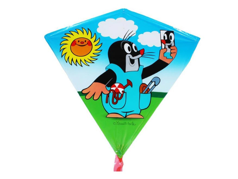 Wiky Drak Krtek na bruslích 68 x 73 cm