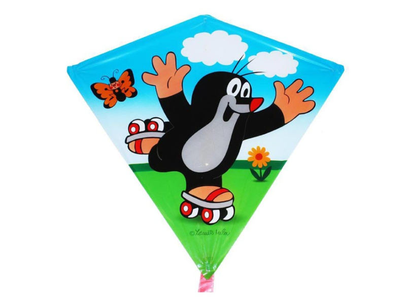 Wiky Drak Krtek na bruslích 68 x 73 cm