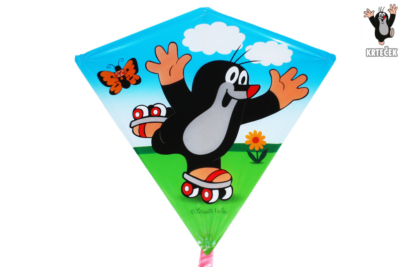 Wiky Drak Krtek na bruslích 68 x 73 cm