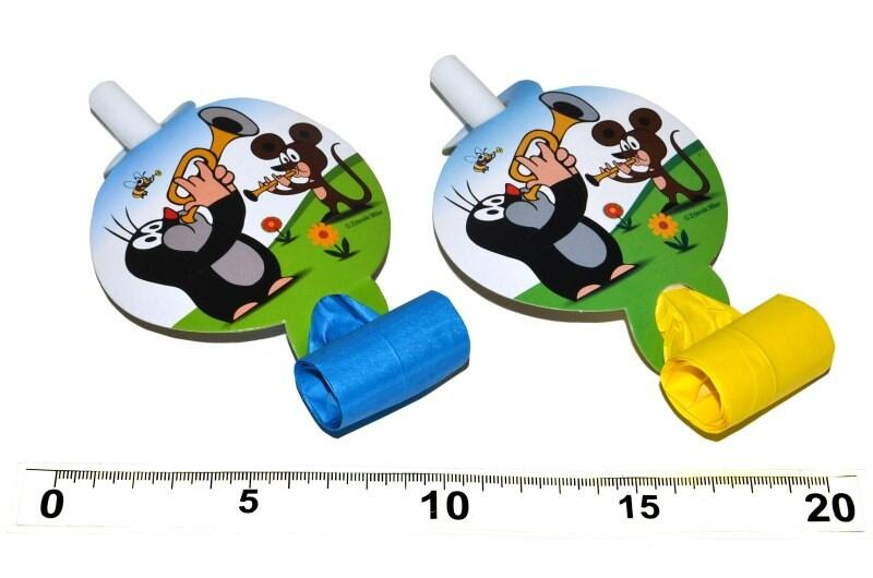 wiky Párty frkačka KRTEČEK a kamarádi 6 ks 14 cm