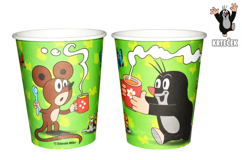 WIKY Párty kelímek Krtek a kamarádi 250 ml