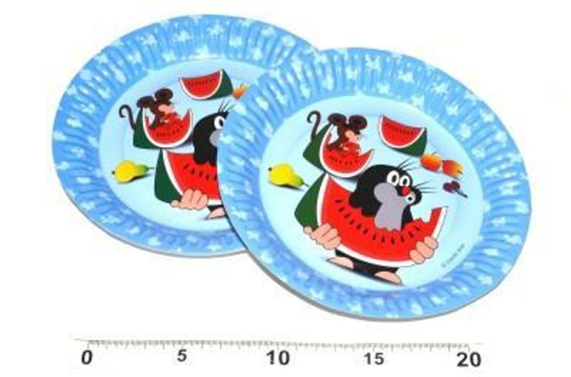 WIKY Párty tácek Krtek a kamarádi 18cm