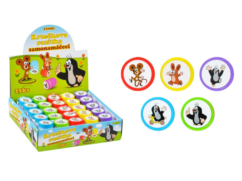 Razítko Krtek + kamarádi 5 druhů