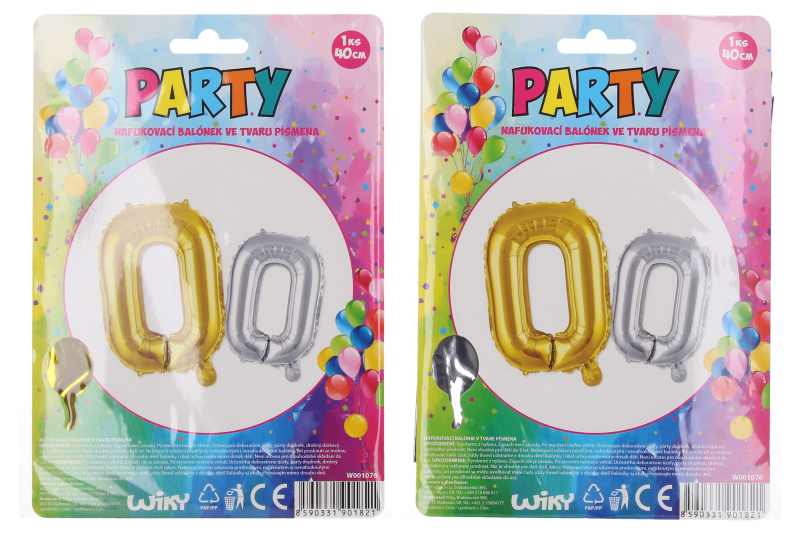 Balónek nafukovací - písmeno O