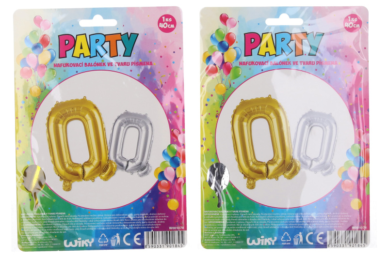 Nafukovací balónek ve tvaru písmena Q
