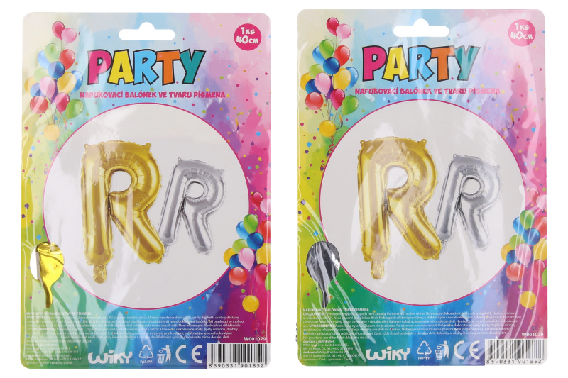 Wiky Balónek nafukovací písmeno R