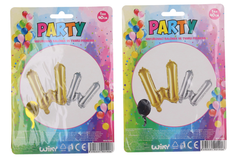 Wiky Balónek nafukovací písmeno W