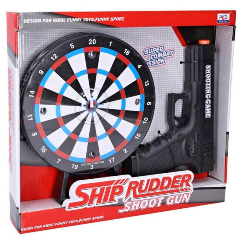 Laserová pistole s terčem 20 cm