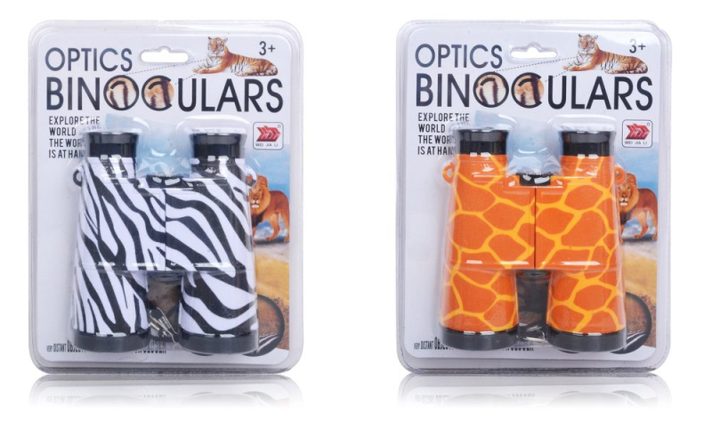 Bino dřevěný dalekohled s kaleidoskopem Safari culars Tender Leaf Toys nastavitelný