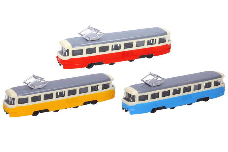 Wiky Tramvaj kovová s efekty 16 cm
