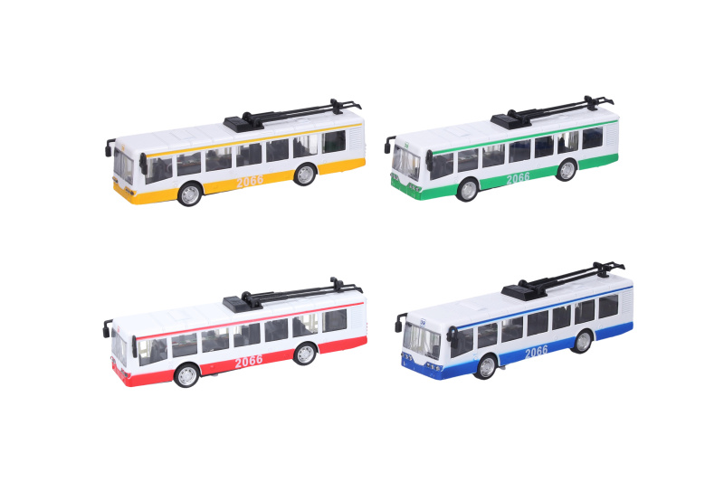 Wiky Trolejbus kovový s efekty 16 cm