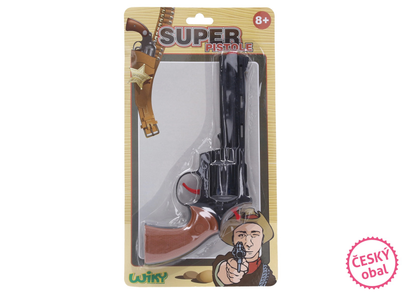 Wiky pistole na kapsle 8 ran plast 23cm